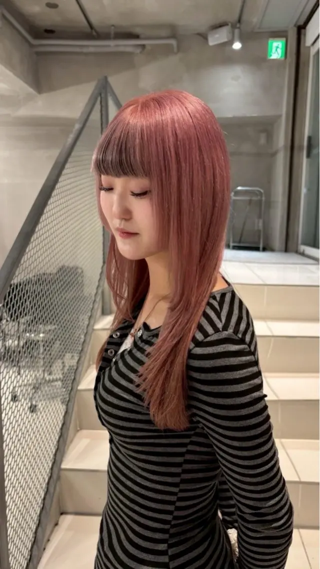 セミロング ヘアカラー モデル募集中 🎀ruanのヘアスタイル