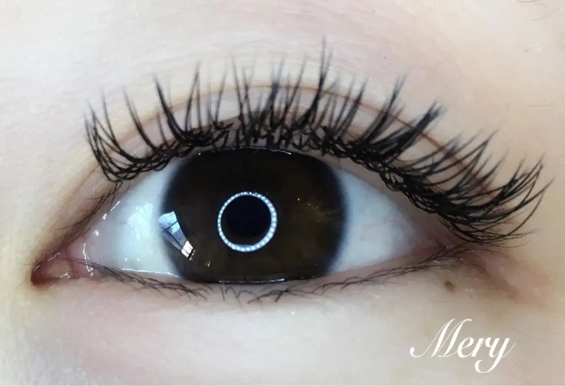 マツエク・マツパ フラットラッシュ eyelash Meryのマツエク・マツパデザイン