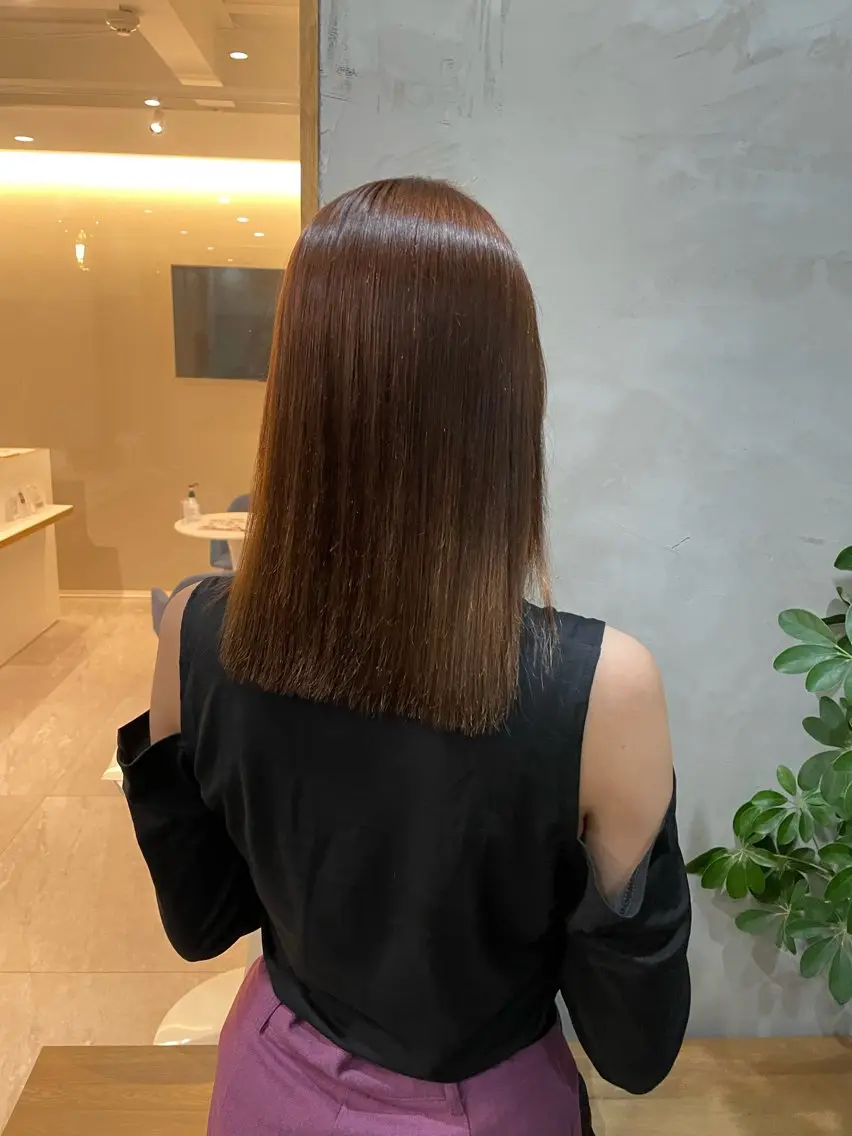 セミロング la fith hinaのヘアスタイル