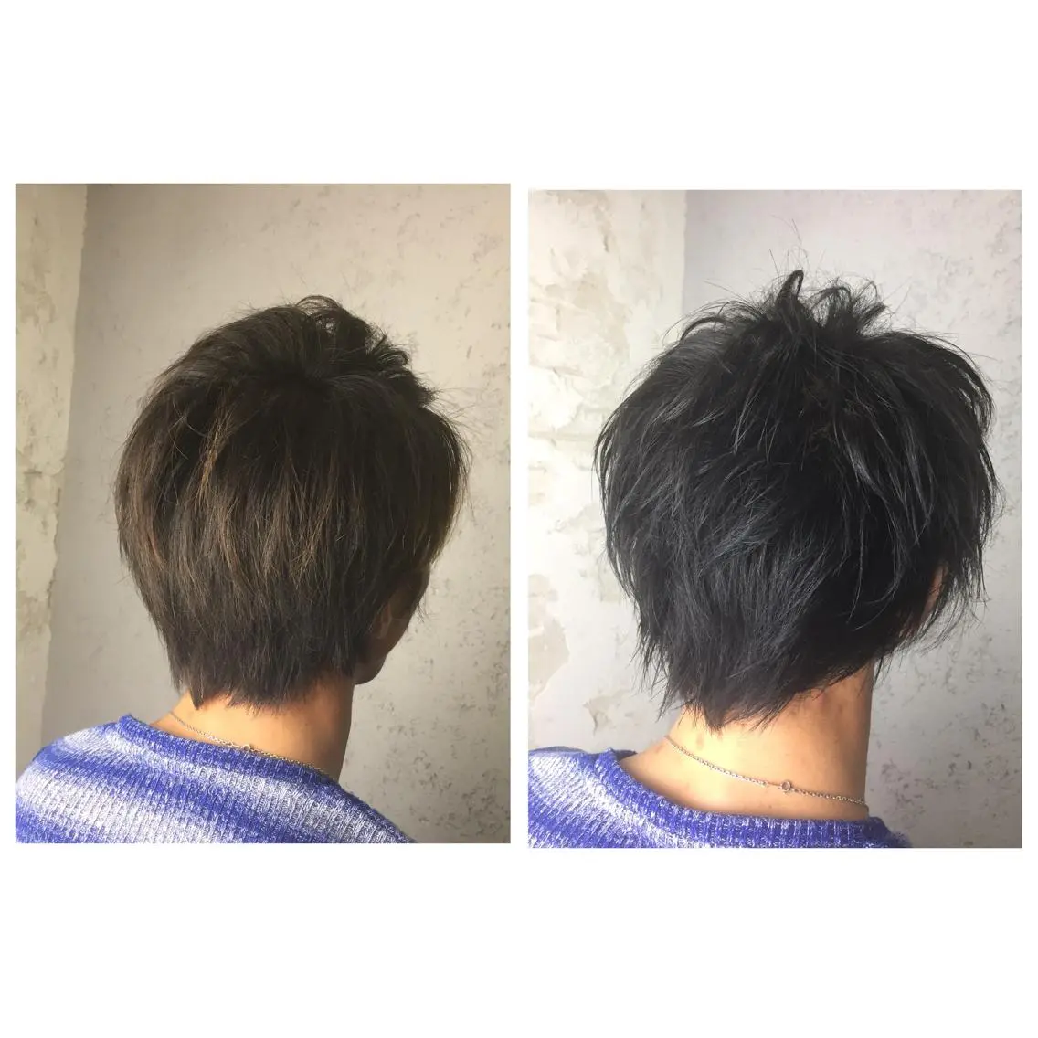 カラー メンズ アッシュ ショート/レイヤー 🎀細沼玲花のヘアスタイル