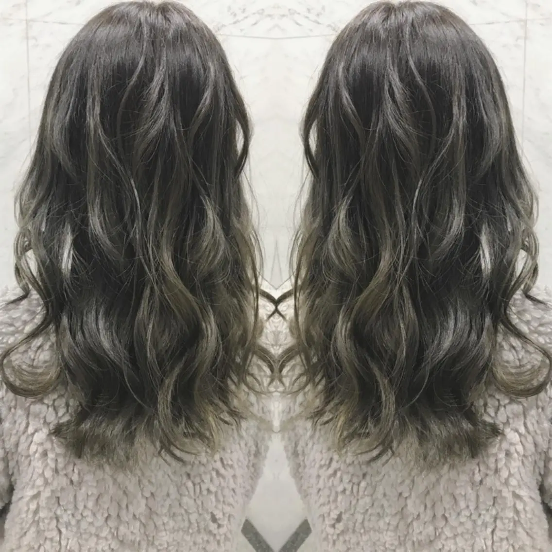カット & ダブルカラー&ファイバープレックスの写真