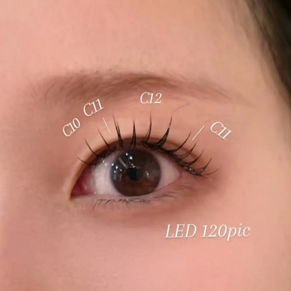 マツエク・マツパ yeon|烏丸御池 まつ毛・眉毛専門店のマツエク・マツパデザイン