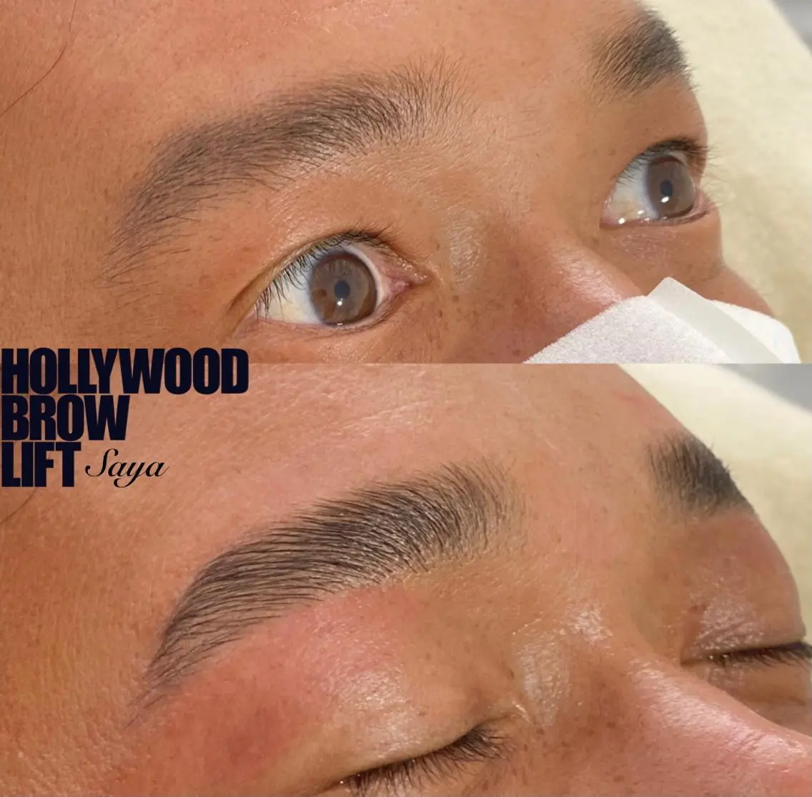 ハリウッドブロウリフト😍男性可!毛流れ整え×眉周りワックスの写真