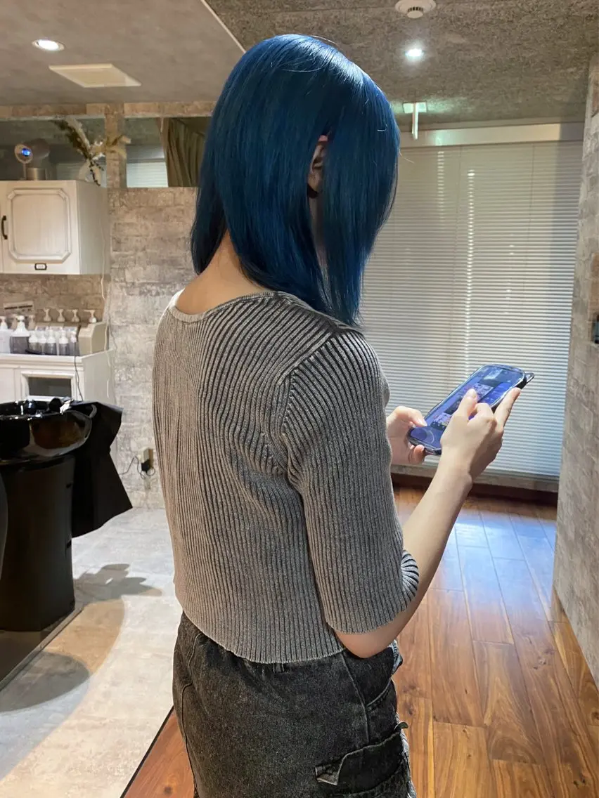 ミディアム カラー カット ヘアカラー トリートメント mai / linoah˚✧のヘアスタイル