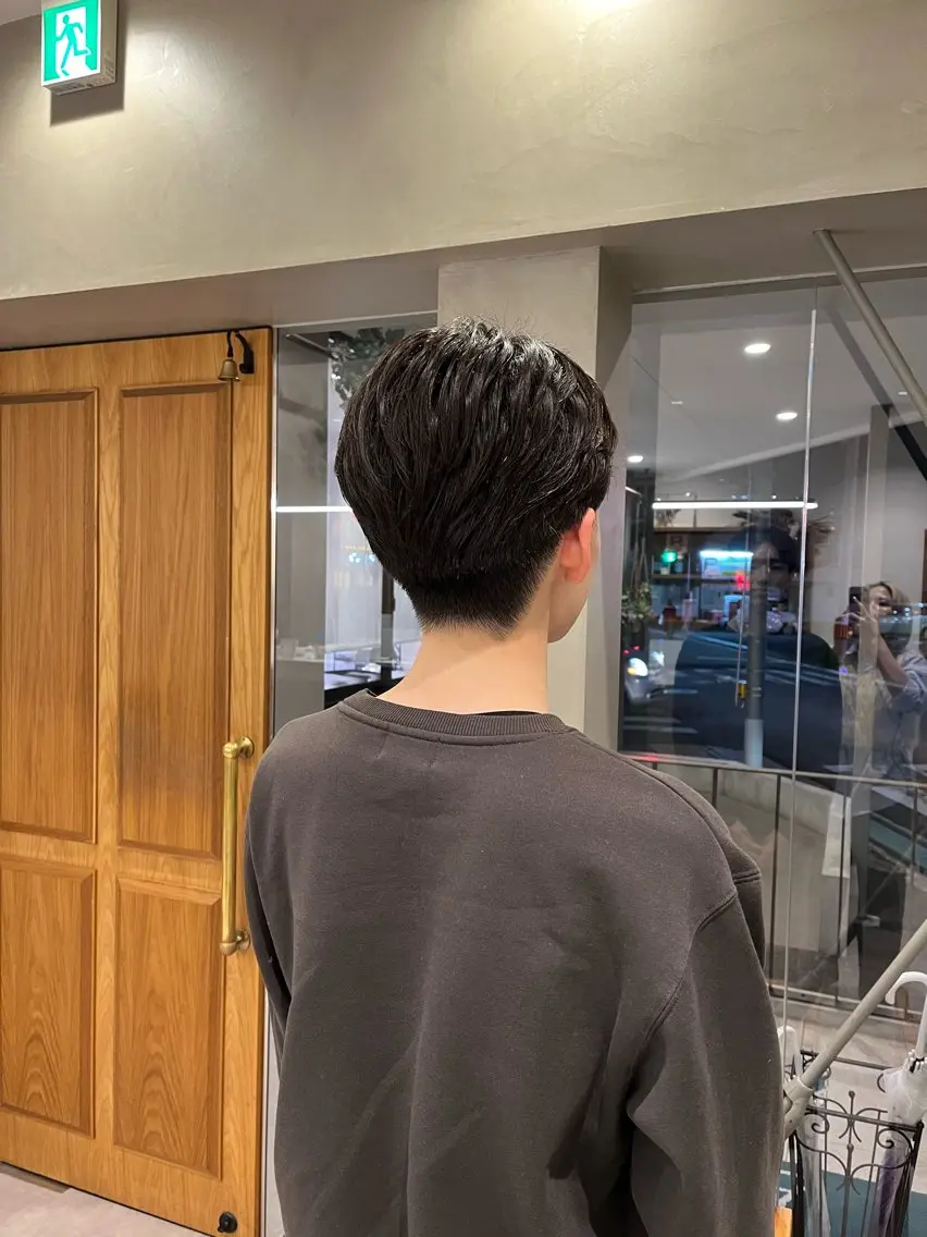 メンズ エルロン 川上のヘアスタイル