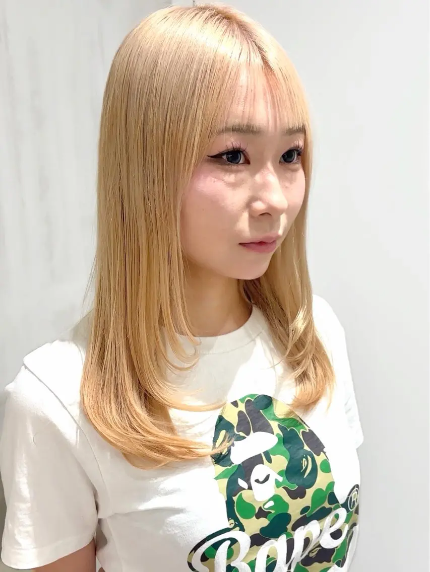 ミディアム カット 前髪・顔周りカット☆ あらいみゆのヘアスタイル
