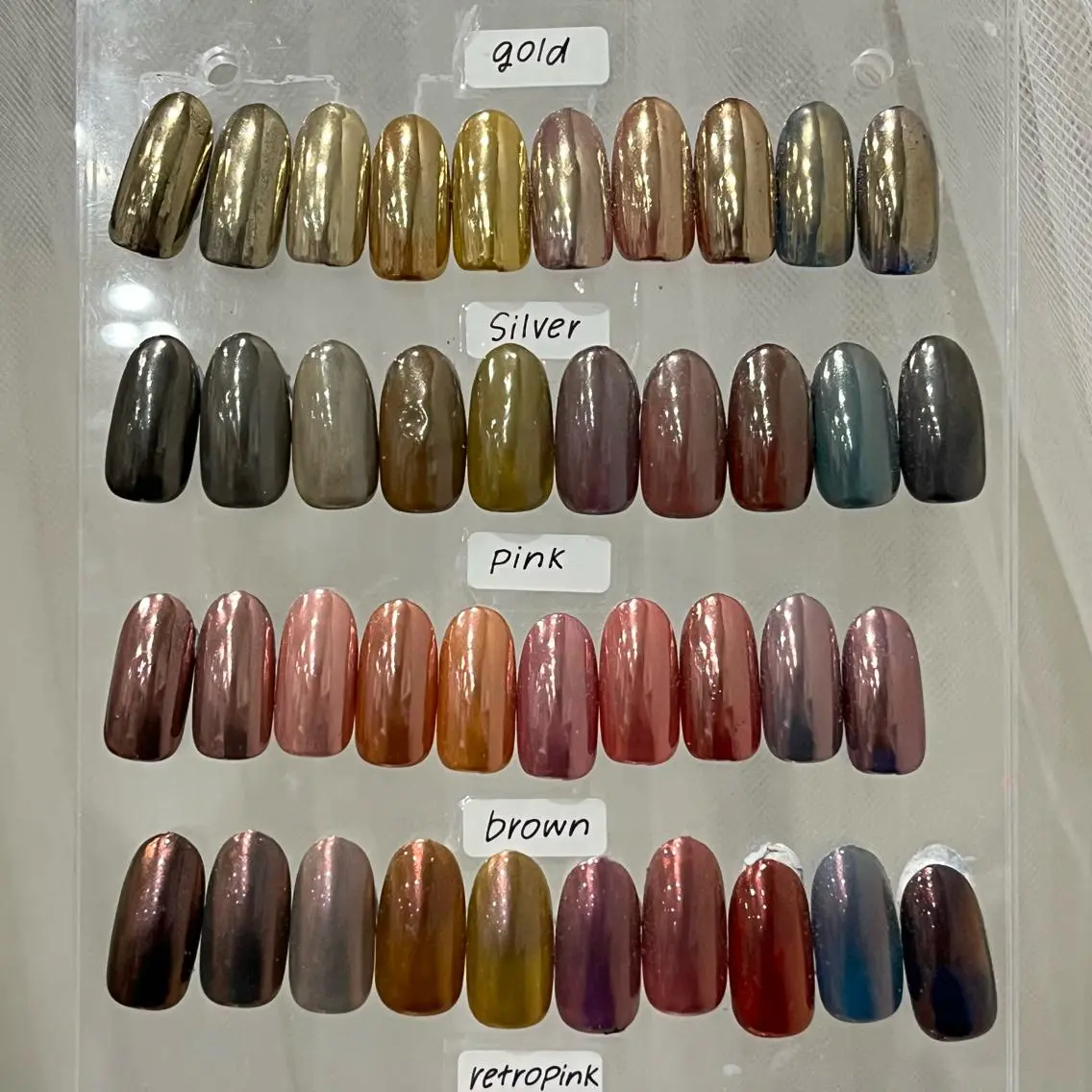 ネイル ミラーネイル BeautyLine あやかのネイルデザイン