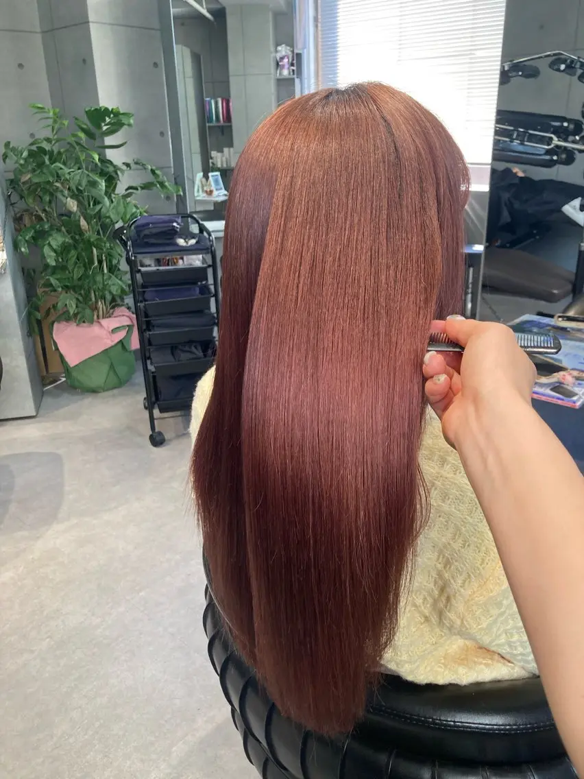 ロング トリートメント 髪質改善☺︎縮毛矯正 ふじい まりんのヘアスタイル