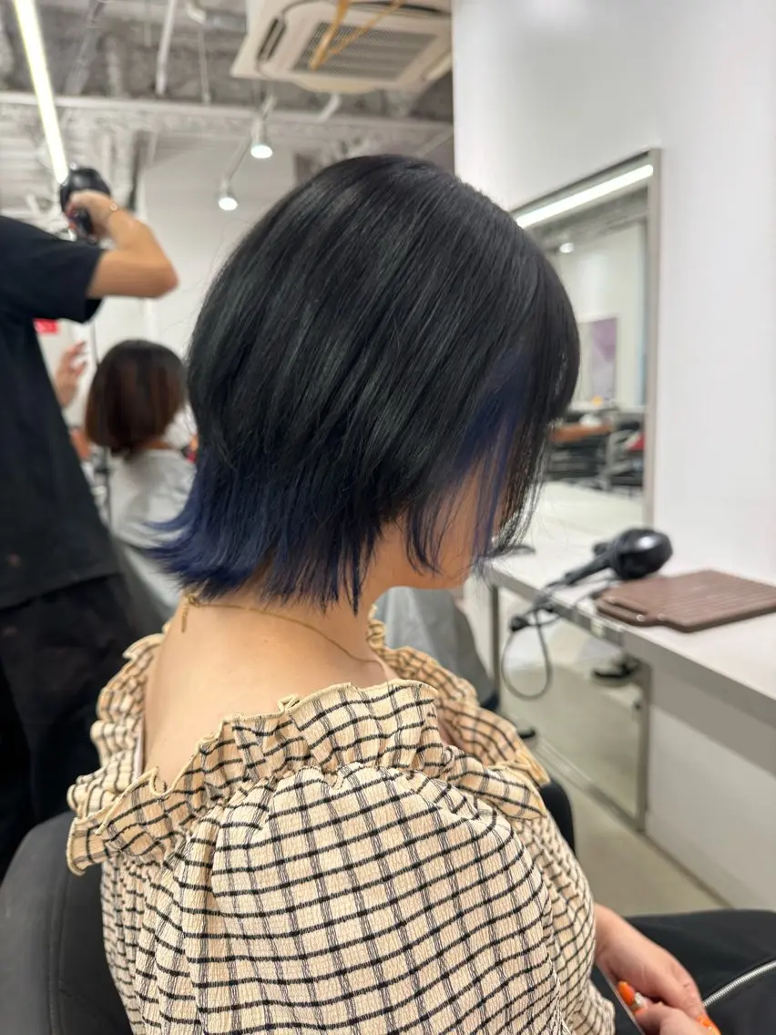ショート カラー カット ヘアカラー 店長 MANAMI /ブリーチ/骨格ボブのヘアスタイル