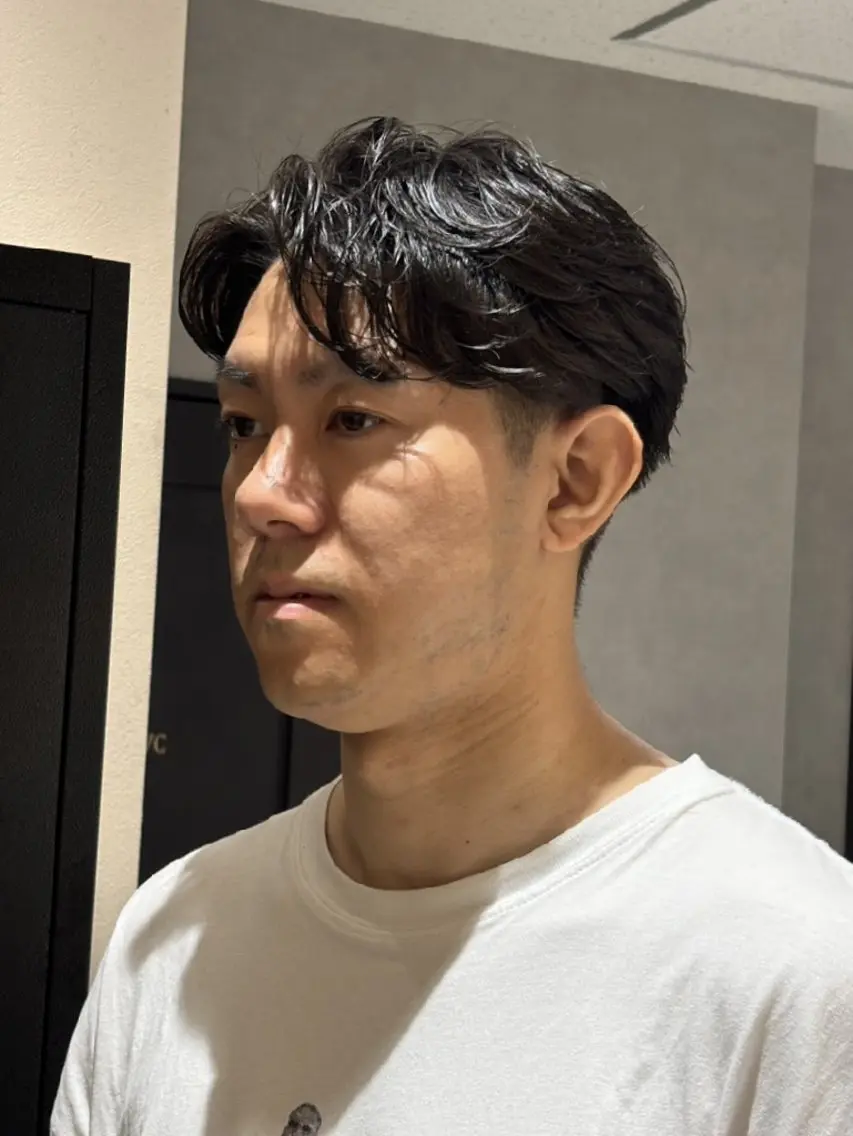 ショート カット パーマ メンズ特化 孝介のヘアスタイル