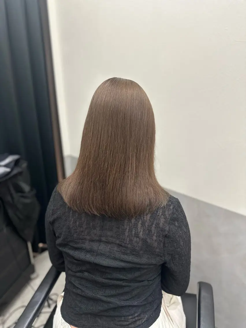 セミロング カラー ヘアアレンジ ヘアカラー トリートメント ヘアセット 美髪透明感特化| なおき|池袋美容師のヘアスタイル