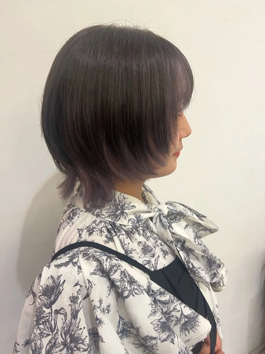 ミディアム ヘアカラー ワンカラー/ブリーチ /ネルのヘアスタイル