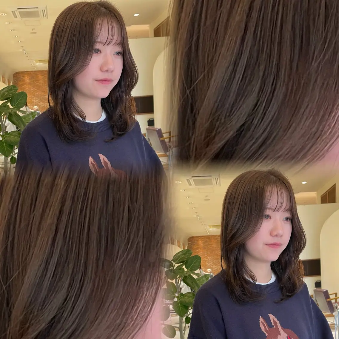 ミディアム 似合わせヘア🤎透明 感カラー🤎MIKAのヘアスタイル