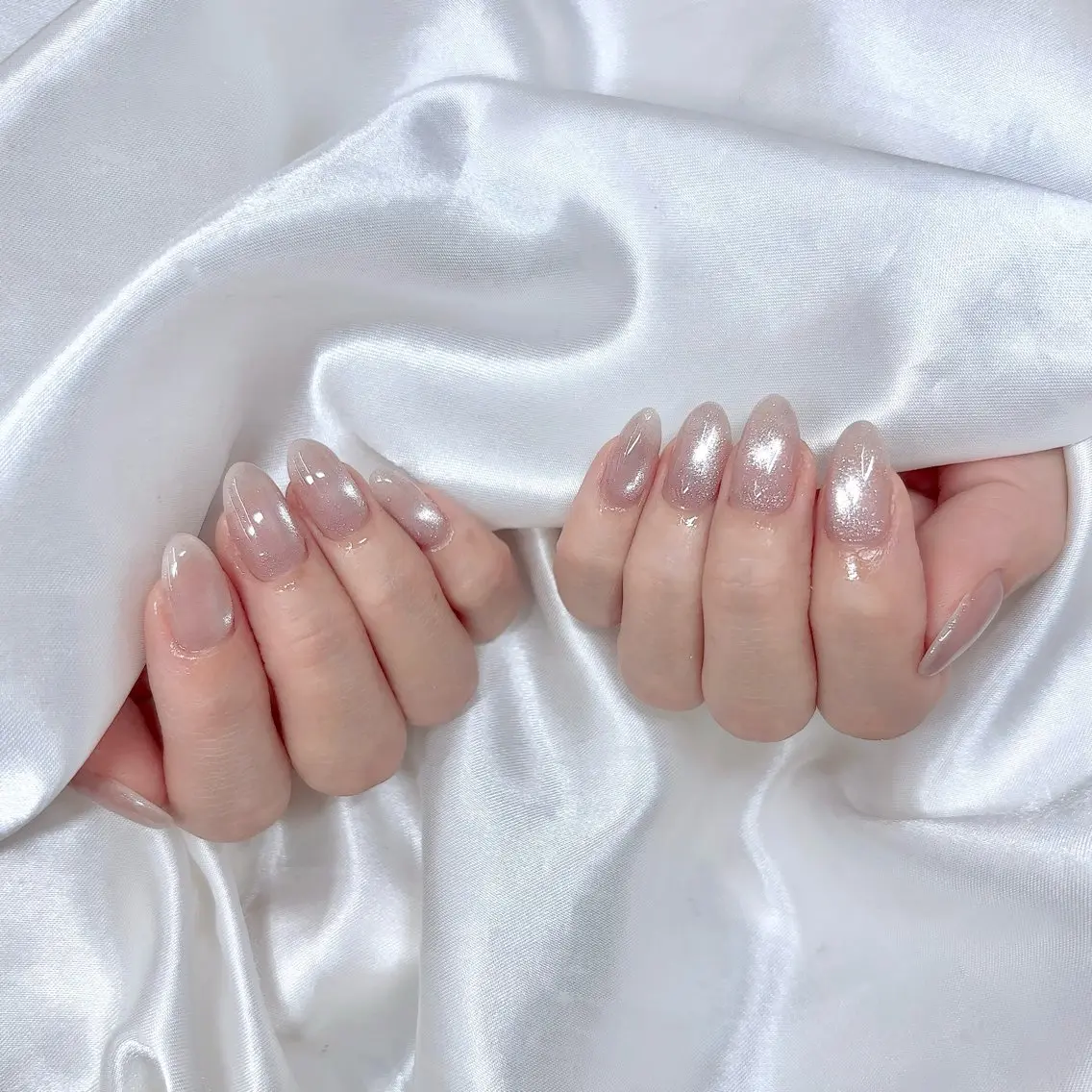 ネイル 氷ネイル・うるうるネイル ハンドネイル 京橋/ Lance nail Minaのネイルデザイン