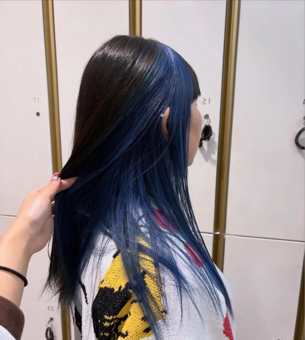 カラー インナーカラー/ ブリーチ/ことねのヘアスタイル