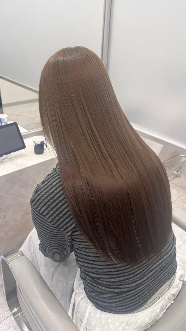 ロング カット ヘアカラー トリートメント 🫧髪質改善🫧 神田紗来のヘアスタイル