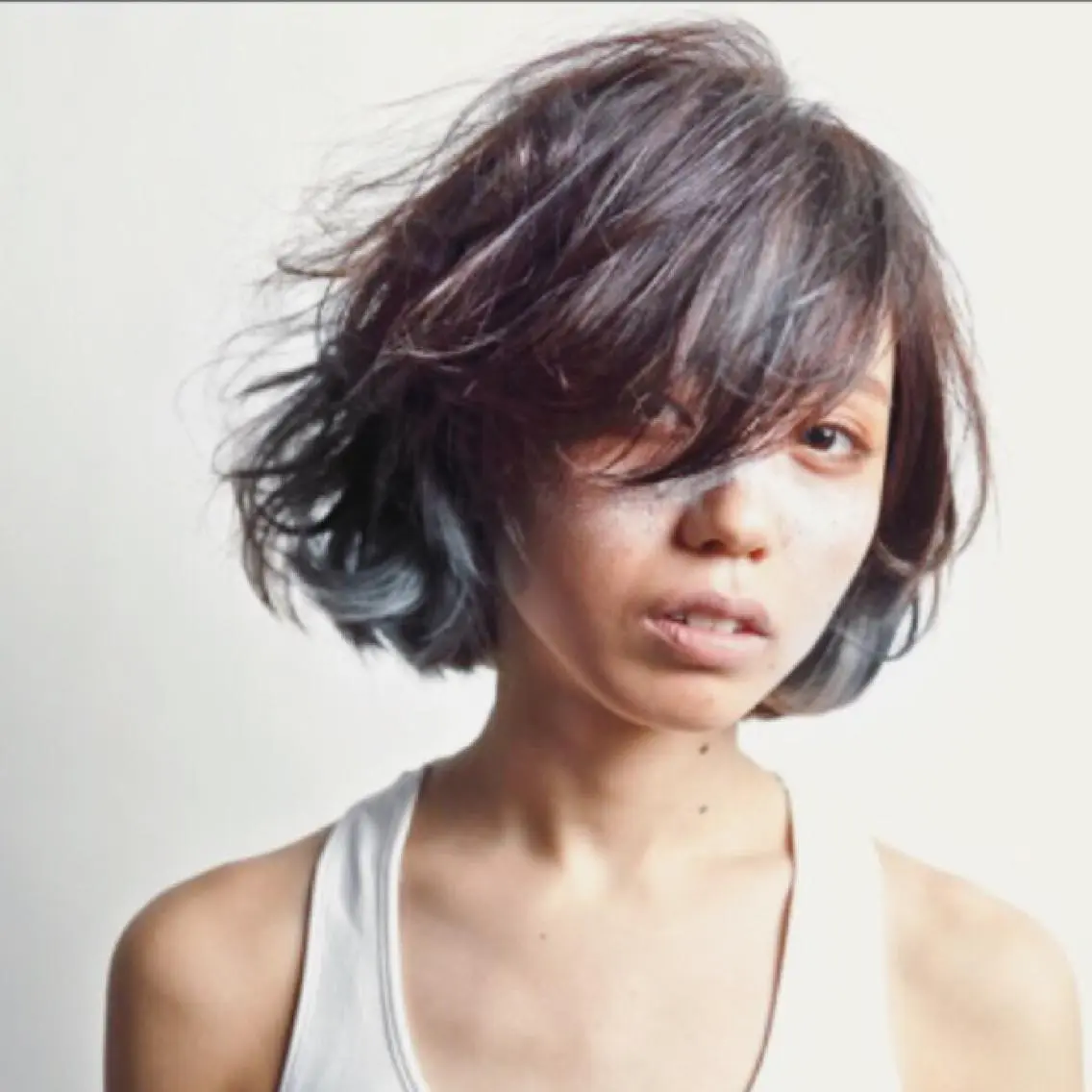 ショート ミディアム カラー アッシュ ハイライトカラー インナーカラー ハイライト ケア剤オタク×海外 ヘア長谷川裕起のヘアスタイル