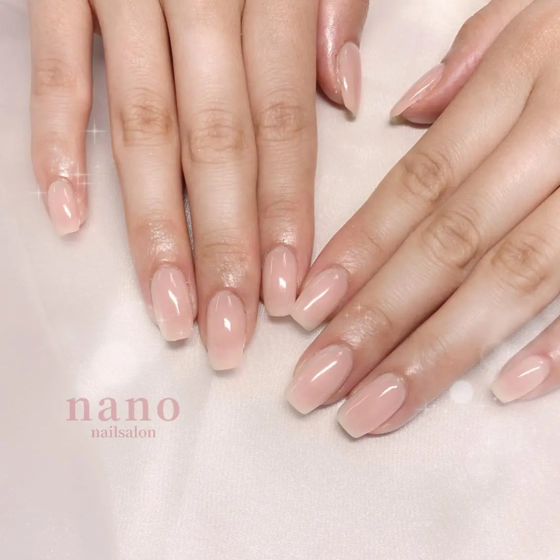 ネイル ハンドネイル ハンドケア nano nail☁ 丸の内💫のネイルデザイン