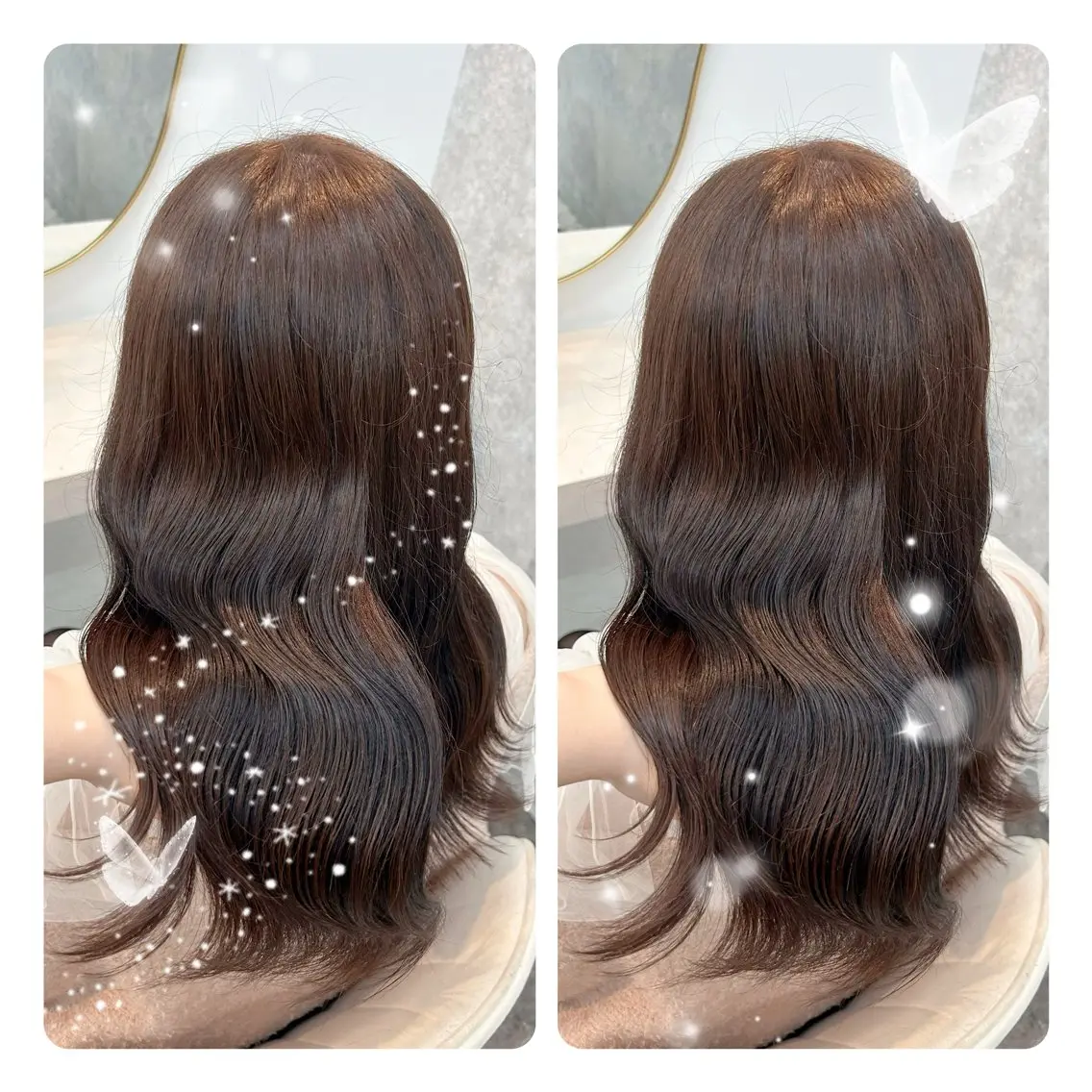 ミディアム カラー ヘアカラー 🫧そあん🫧大宮 カットモデル様募集中のヘアスタイル