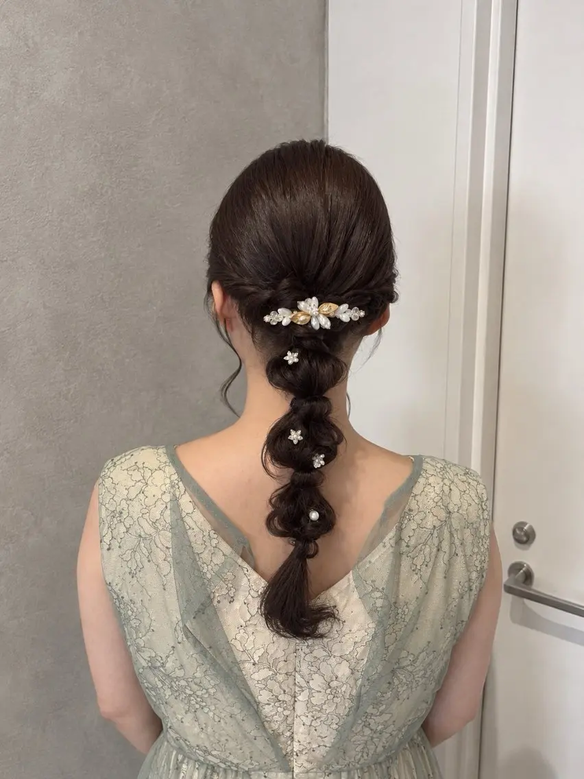 セミロング ヘアアレンジ 🍒みしろ ほたる🍒のヘアスタイル