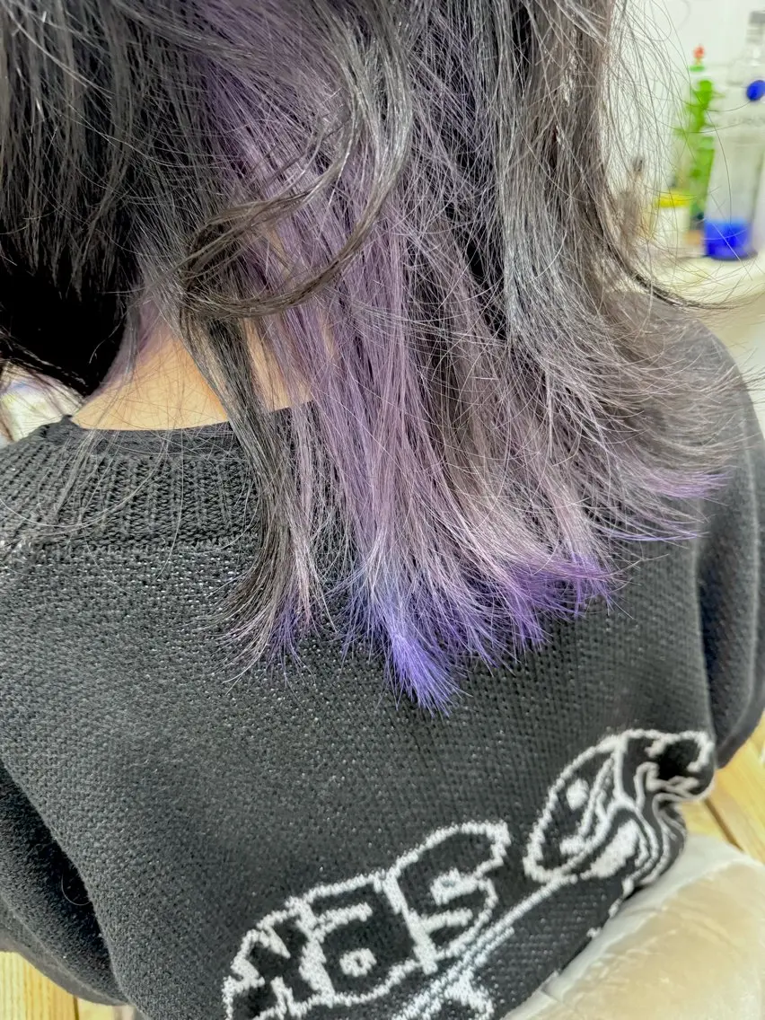 ミディアム ヘアカラー トリートメント 大阪 美容師 林のヘアスタイル