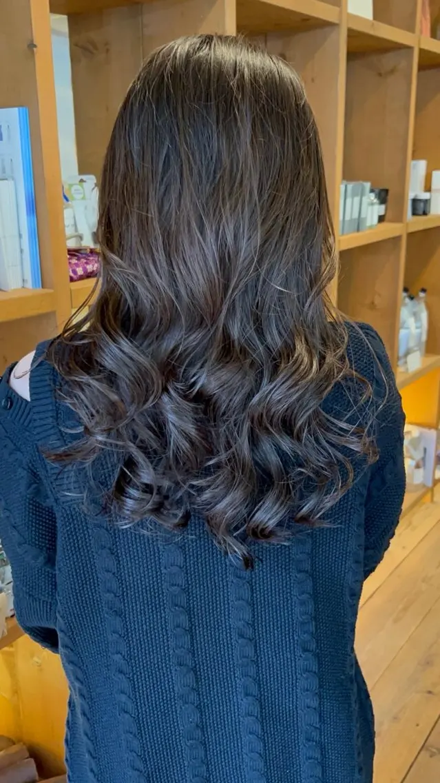 ロング パーマ デジタルパーマ 髪質改善×デザイン/ ウエダ ミサキ🎀のヘアスタイル