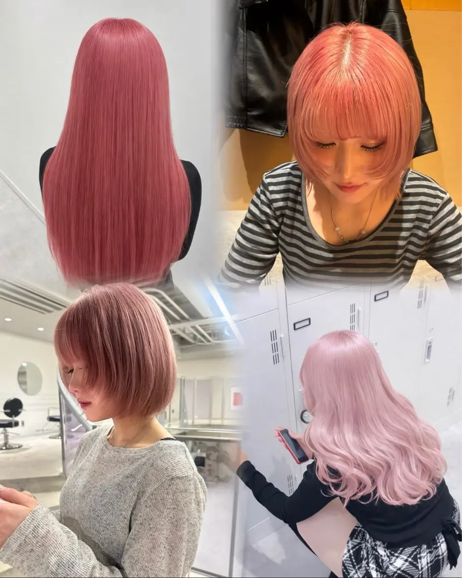 【前頭ブリーチの方はこちら✨】ブリーチありダブルカラー➕高保湿トリートメント✨の写真