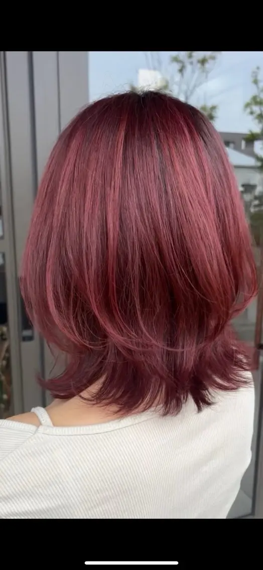 セミロング ［ステレオ知立］岡田 ウルフ✂️のヘアスタイル