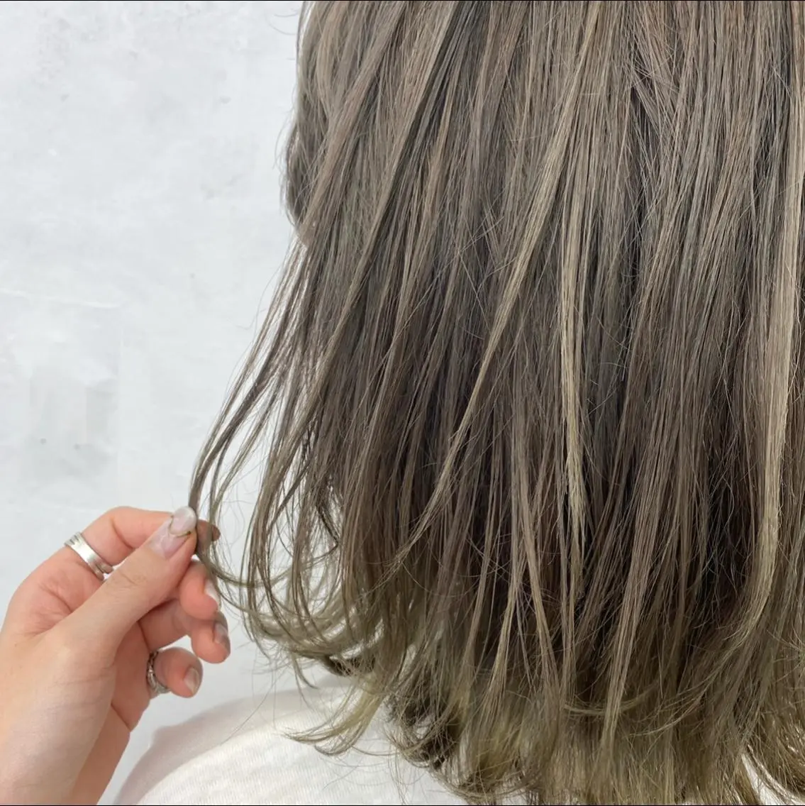 ミディアム ヘアカラー 🌼透明感カラー ✳︎eri🌼のヘアスタイル