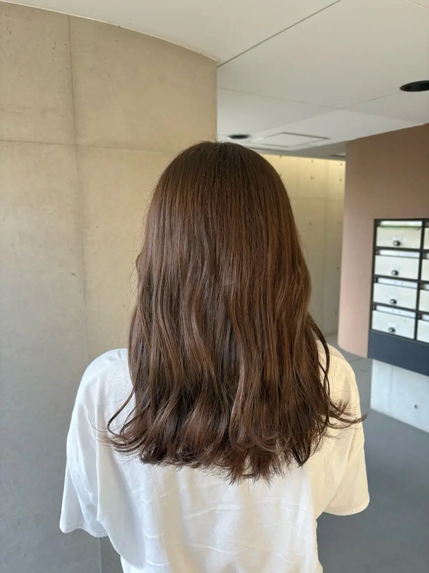 セミロング レナ🧸🤎 アメリシュシュのヘアスタイル