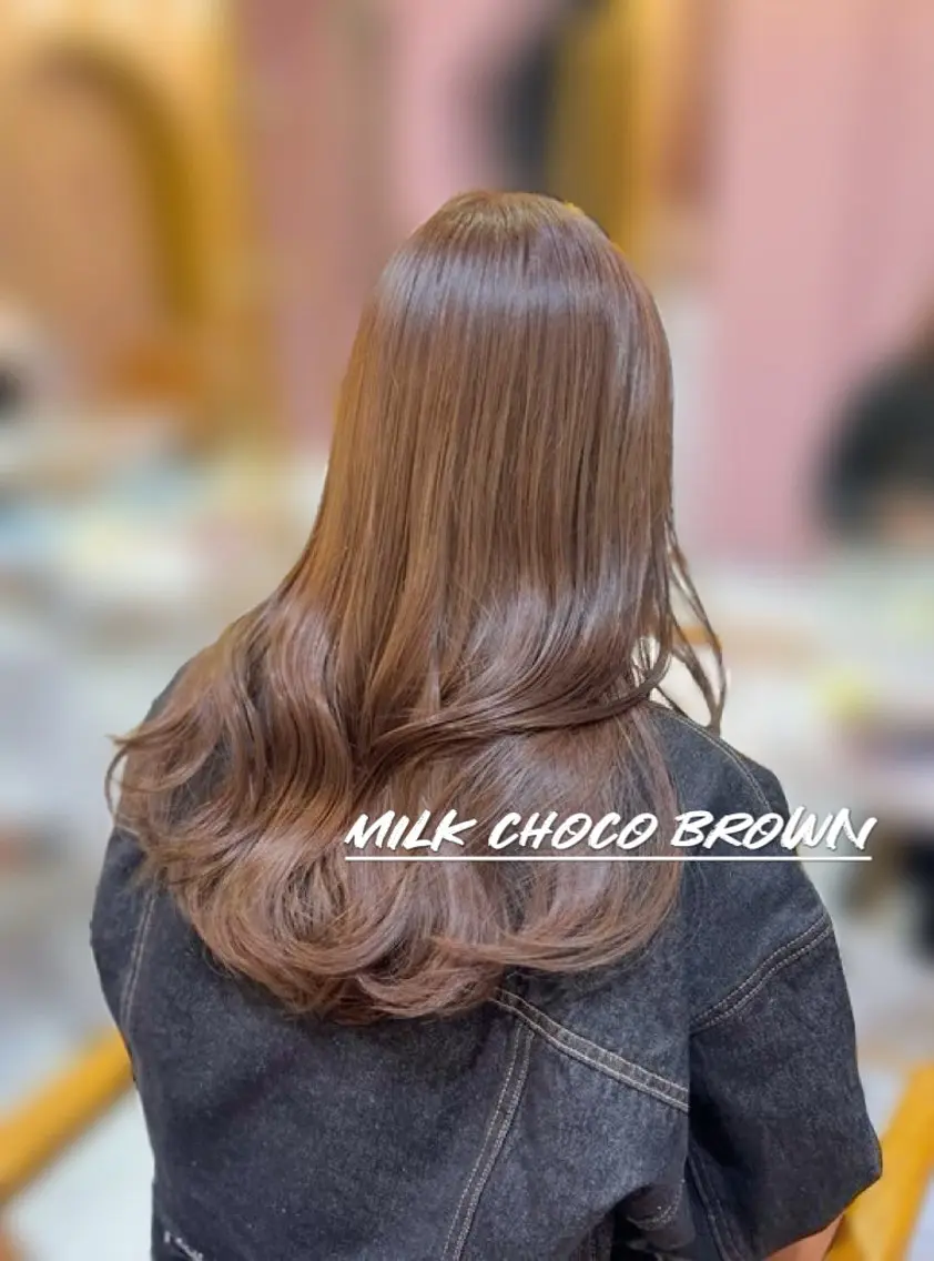 ロング 似合わせカット ヘアカラー トリートメント 韓国風／ハイトーン カラー AYAKAのヘアスタイル