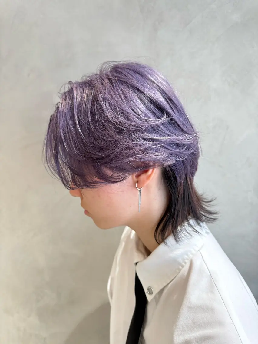 ショート パーマ メンズ センターパート メンズパーマ ニュアンスパーマ 横浜/レイヤー/ カネコのヘアスタイル