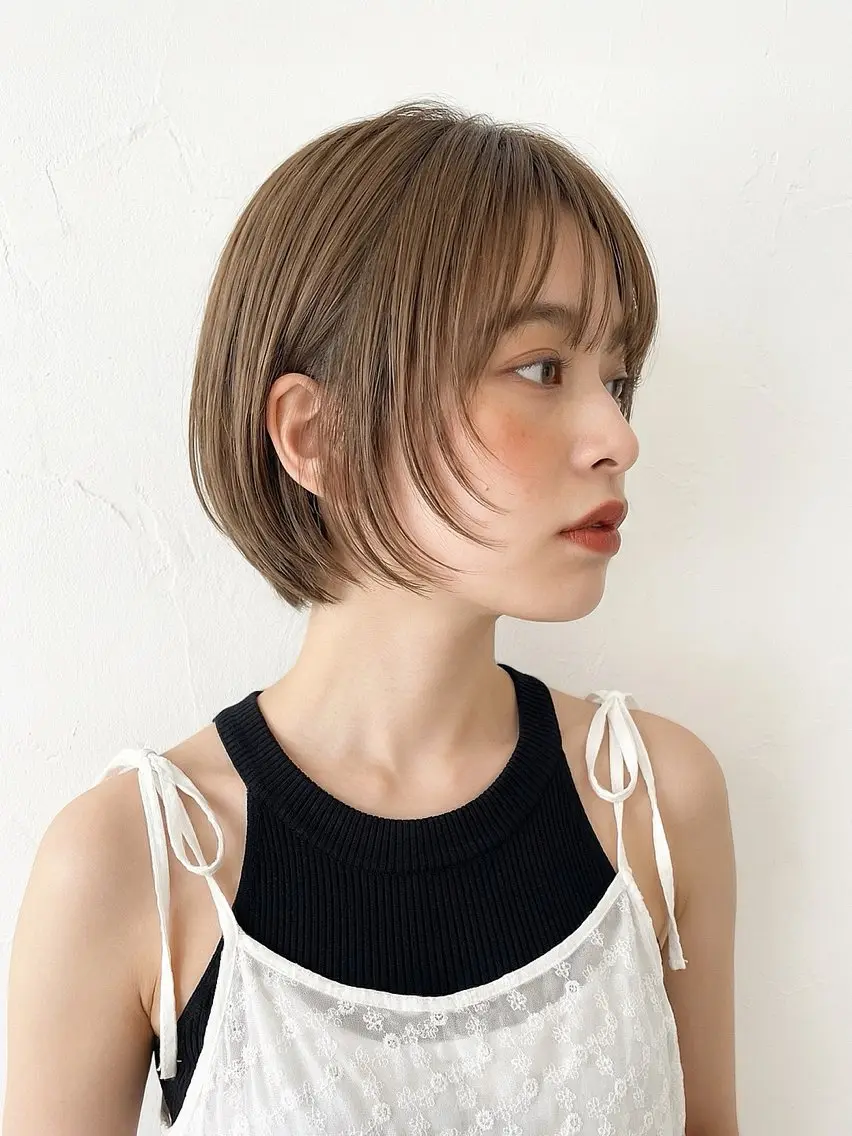ショート カット ショートボブ/艶 カラー/SHUTOのヘアスタイル