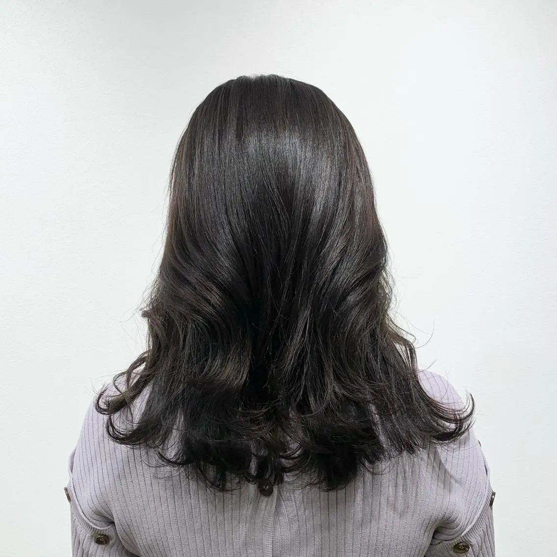 セミロング カラー ヘアアレンジ キヨミ 韓国レイヤーカットのヘアスタイル