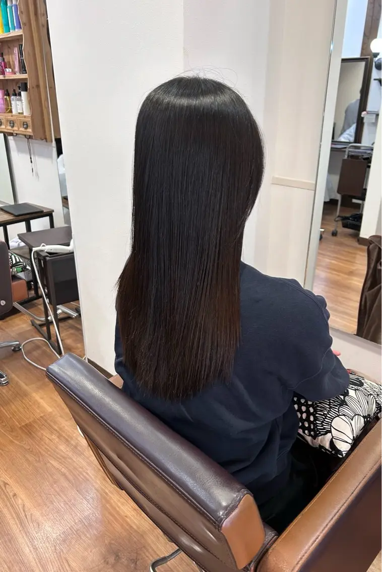ロング レイヤーカット 原田 歩実のヘアスタイル
