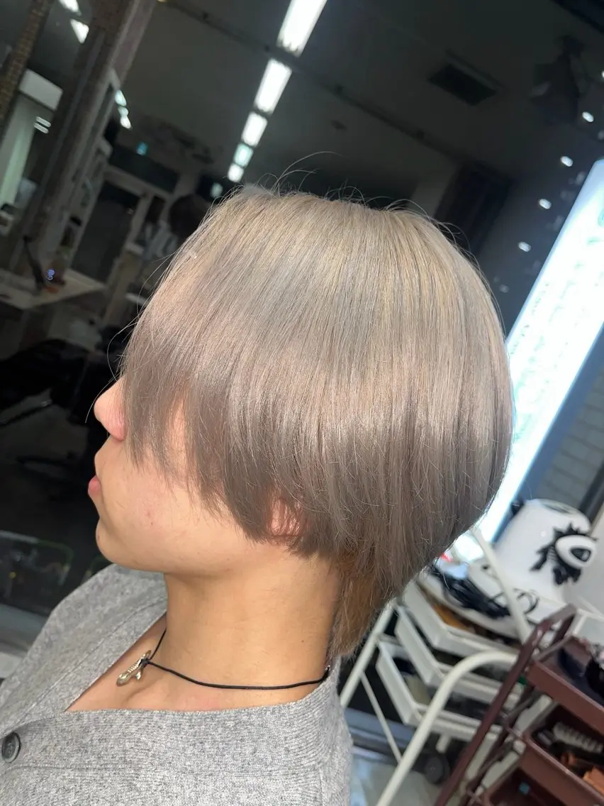 メンズ ヘアカラー サイトウ タクトのヘアスタイル