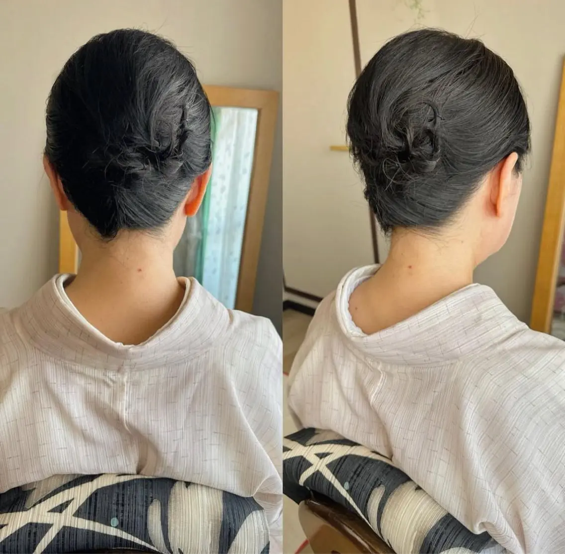 ミディアム ヘアアレンジ キッズ 浴衣 みさき きららのヘアスタイル