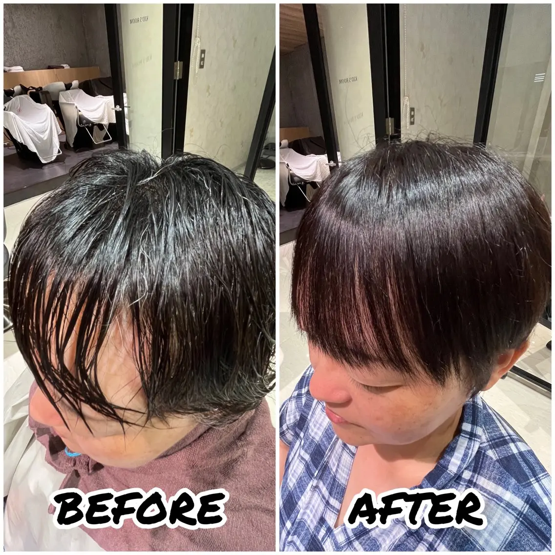 ショート カット 縮毛矯正 トリートメント 髪質改善美容師 鈴木のヘアスタイル