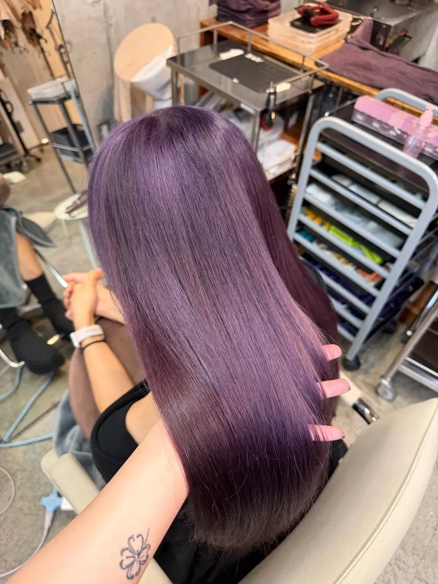 ロング カラー ヘアカラー リタッチモデル募集中 透明感カラー/真菜のヘアスタイル