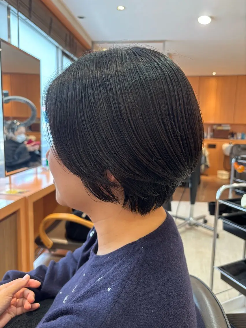 ショート ショートヘア カット 竹葉 如起のヘアスタイル