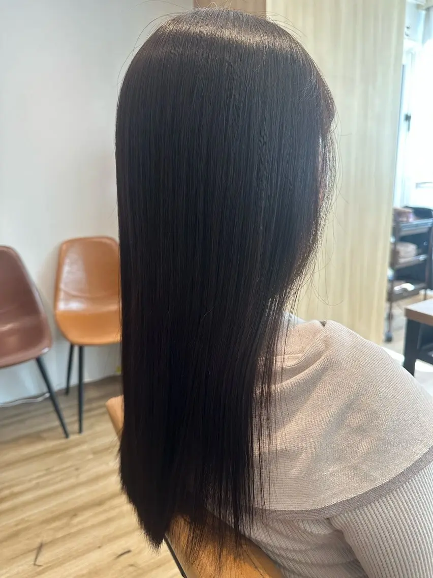 ロング パーマ カット 縮毛矯正 トリートメント ✨✂️Nori ✂️✨のヘアスタイル