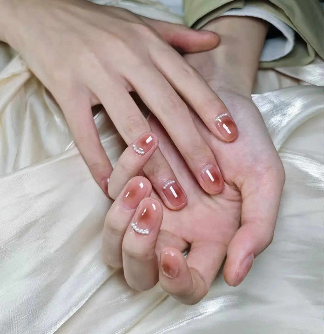 ネイル ハンドネイル ハンドケア 🍑 momo_nailのネイルデザイン