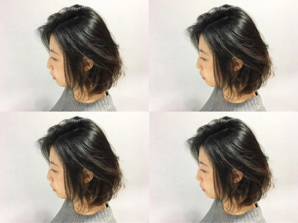 ショート ミディアム セミロング パーマ ミディアムパーマ セミロングパーマ デジタルパーマ boutique misakiのヘアスタイル