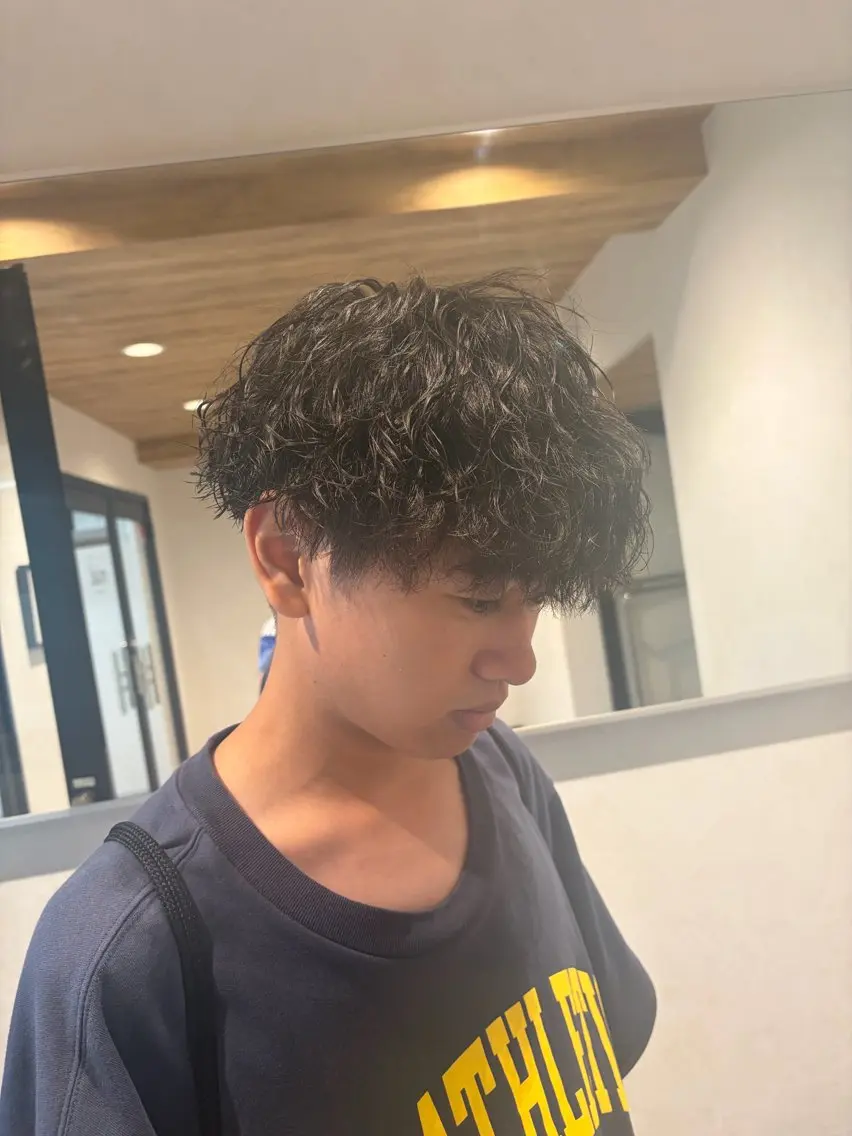 カット ツイストスパイラルパーマの写真