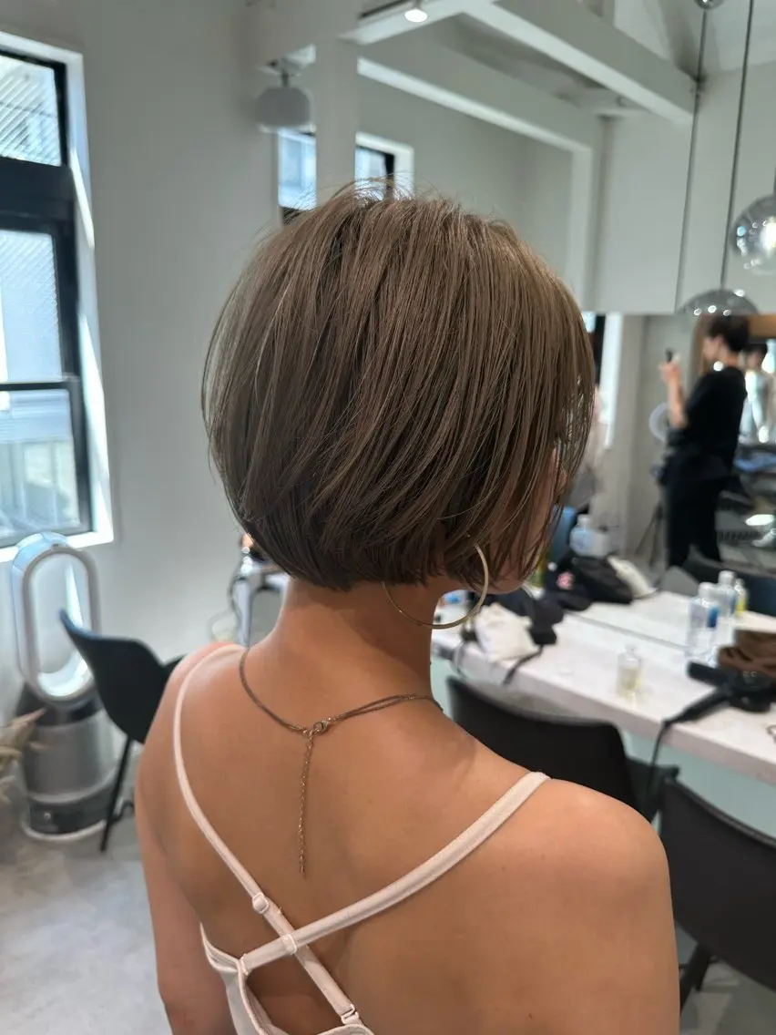 ショート ショートヘア カット ヘアカラー トリートメント ヘッドスパ 縮毛矯正/レイヤー taiga🐯のヘアスタイル
