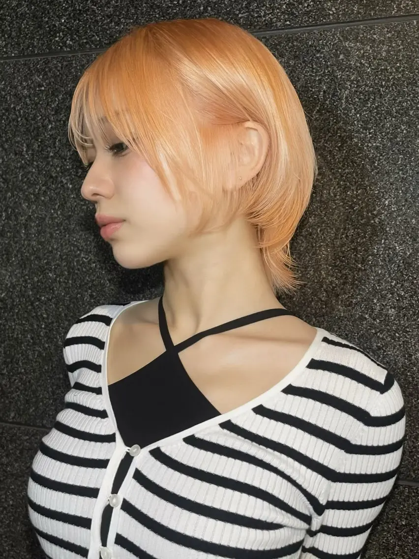 カラー ブリーチ ハイトーンカラー ヘアカラー YOLO/ HANAのヘアスタイル