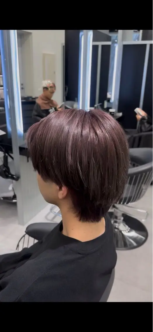 ショート カラー メンズ カット ヘアカラー メンズ特化SHION モテ髪作ります💎✨のヘアスタイル