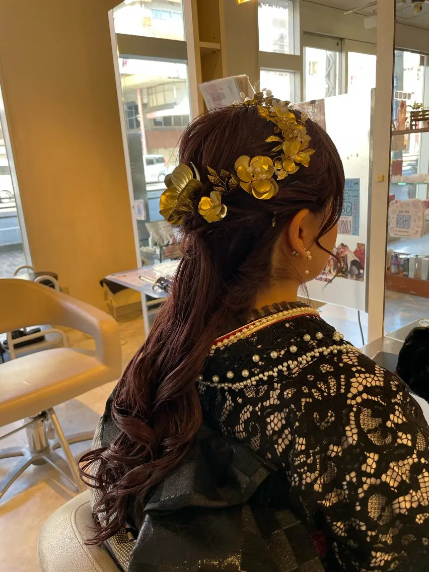 ヘアアレンジ ヘアセット 本田 卓也のヘアスタイル