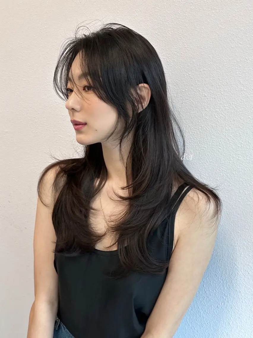 ロング 名古屋ダブルカラー DEAN石川理子のヘアスタイル