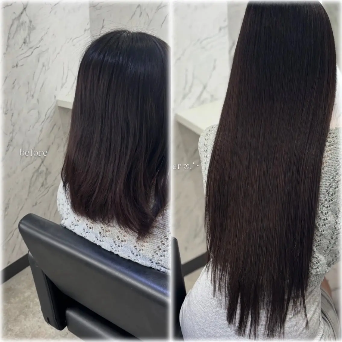 ロング エクステ 🫧ララモアナ nanatsu🫧のヘアスタイル